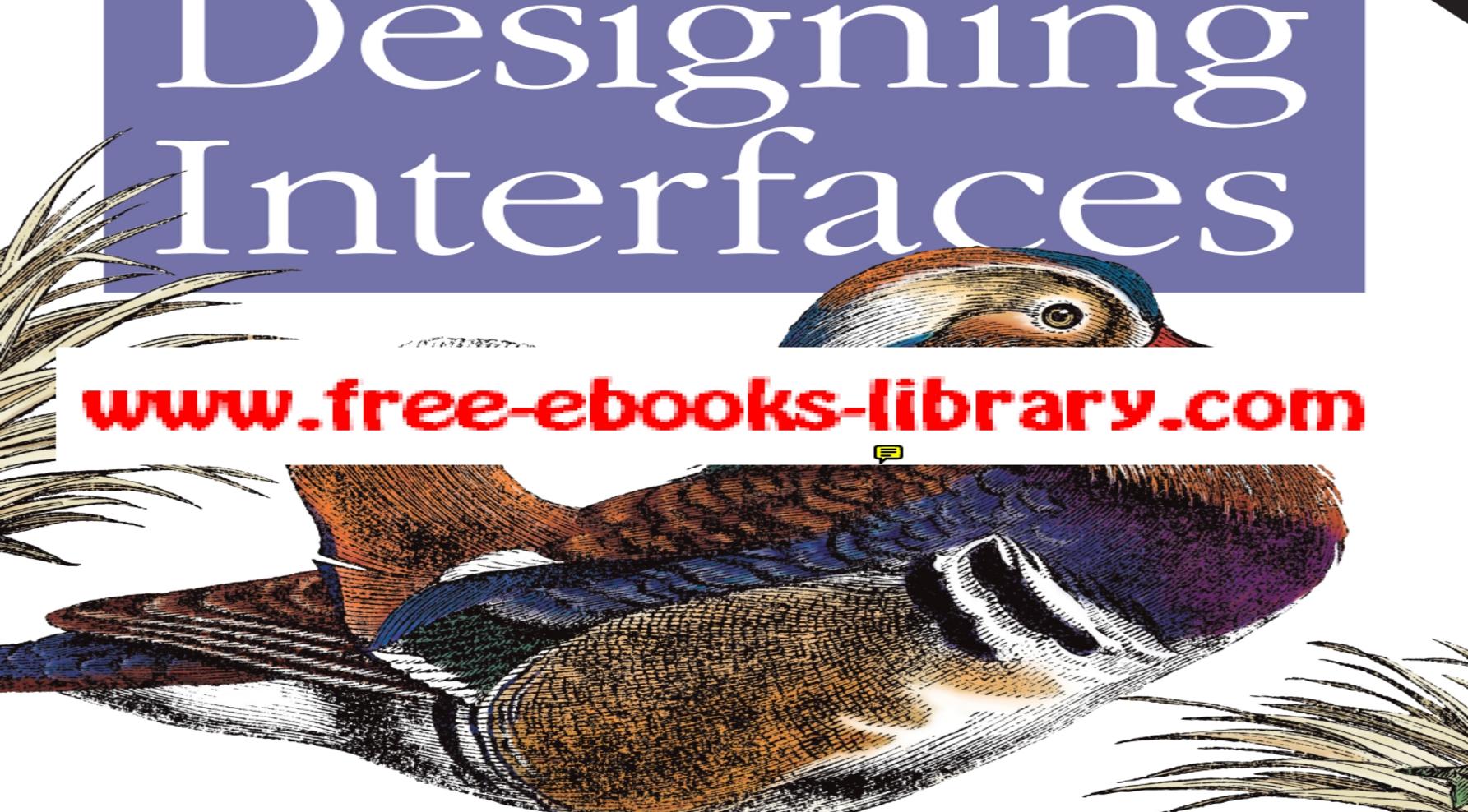iOS免費(fèi)電子書-Designing_Interfaces_2nd_Edition