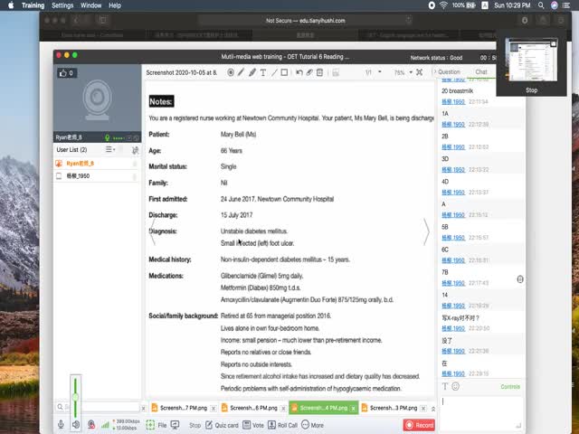 20-21年&nbsp;OET&nbsp;Tutorial&nbsp;5&nbsp;Reading&nbsp;and&nbsp;Writing