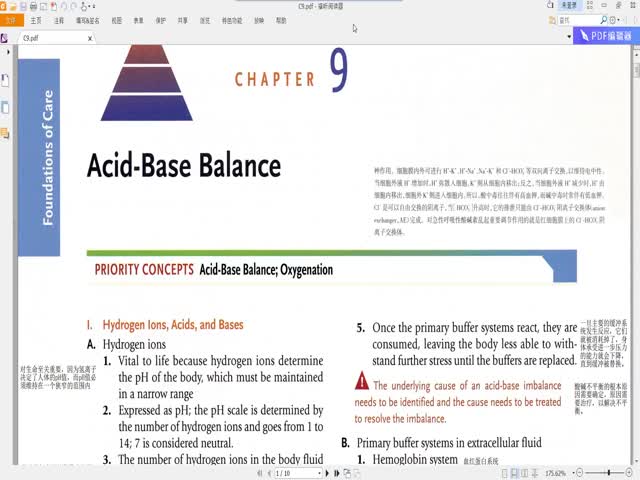 CHAPTER&nbsp;9&nbsp;&nbsp;&nbsp;酸堿平衡和電解質(zhì)紊亂