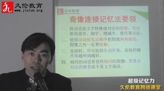 超級(jí)記憶力第2課?第2節(jié)?漢語信息記憶之奇像連鎖記憶法