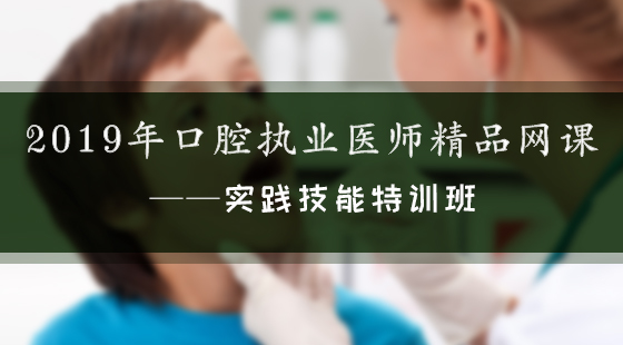 2019年口腔執(zhí)業(yè)醫(yī)師精品網(wǎng)課--實踐技能特訓(xùn)班