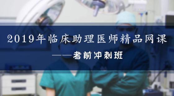 2019年臨床助理醫(yī)師--考前沖刺班