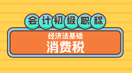 会计初级职称《经济法基础》嵇军老师 消费税