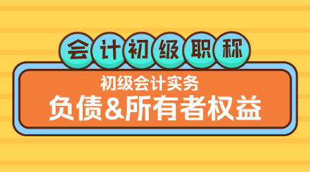 会计初级职称《初级会计实务》王建元老师 负债&所有者权益