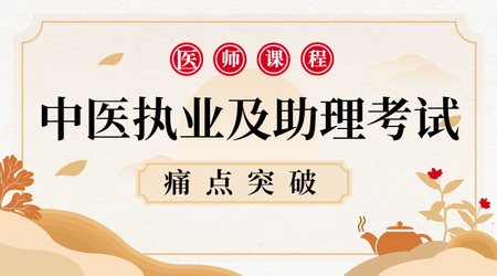 2022年中医执业及助理医师考试-痛点突破课程